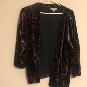 Loft velvet open light too